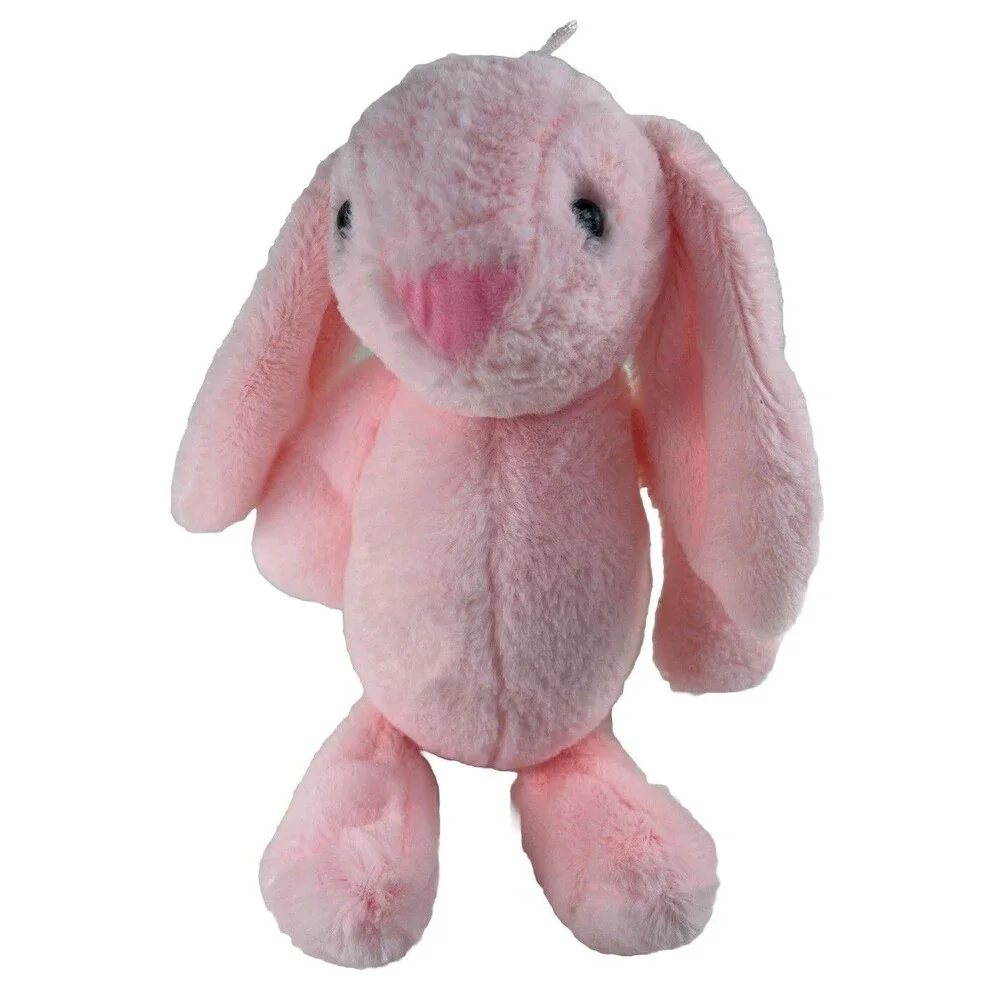 Stuffed Animal Plush Pink Bunny Rabbit Easter Bunny Easter Basket Toy 12” Gift